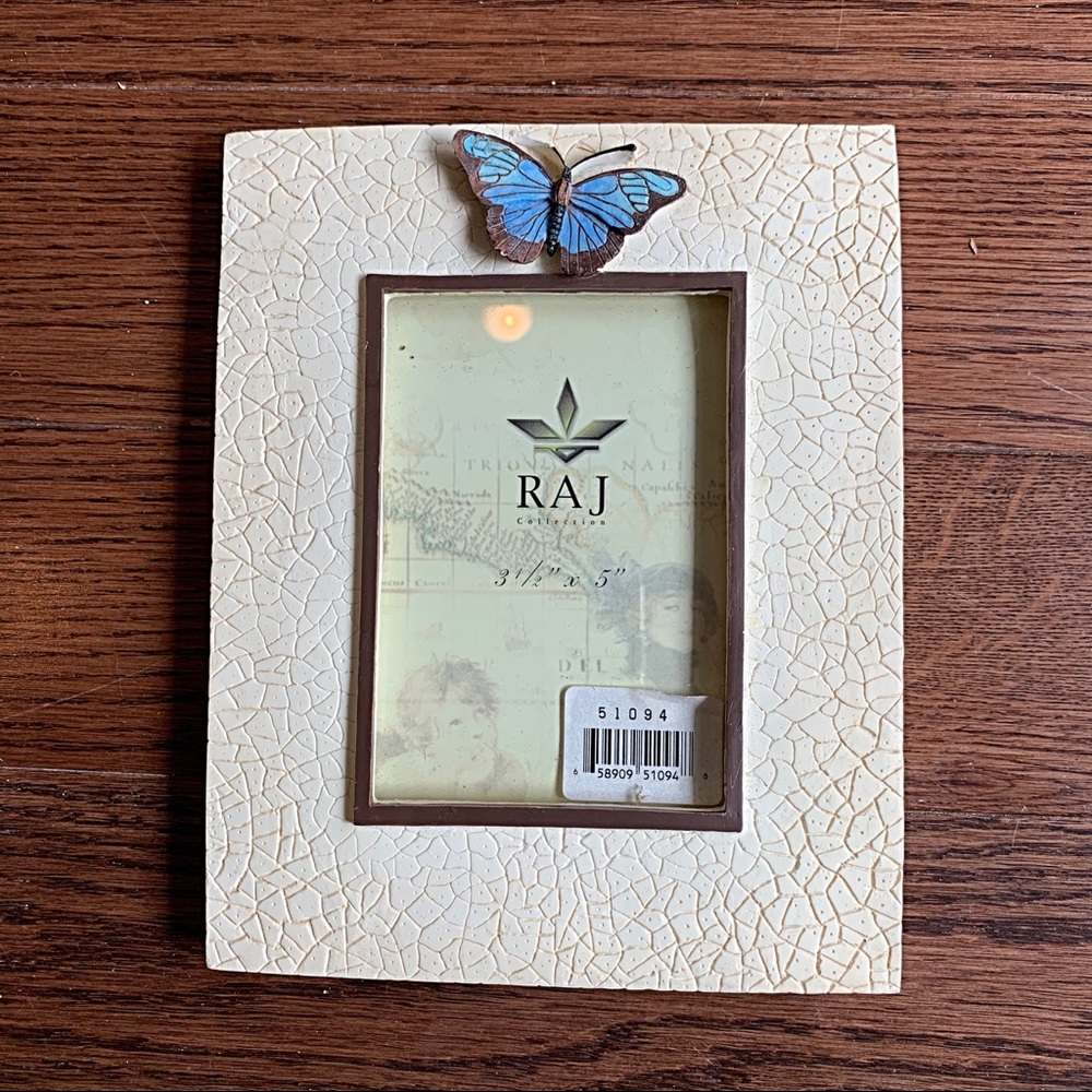 NWT {Raj} Butterfly Picture Frame